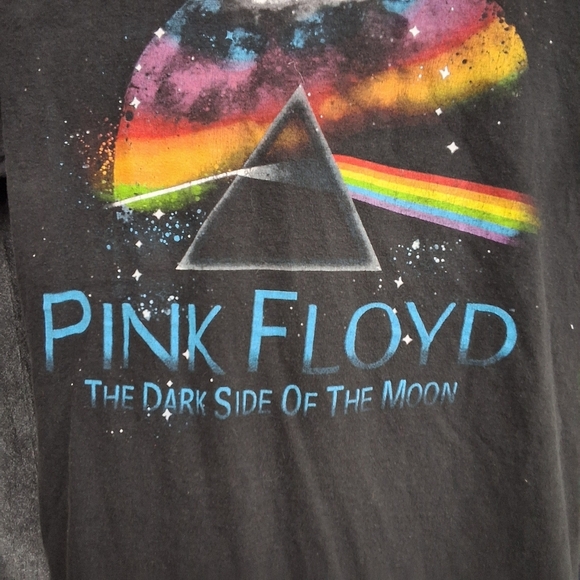 Black Pink Floyd size womens small (Dark Side Of The Moon Tee) - Picture 4 of 6
